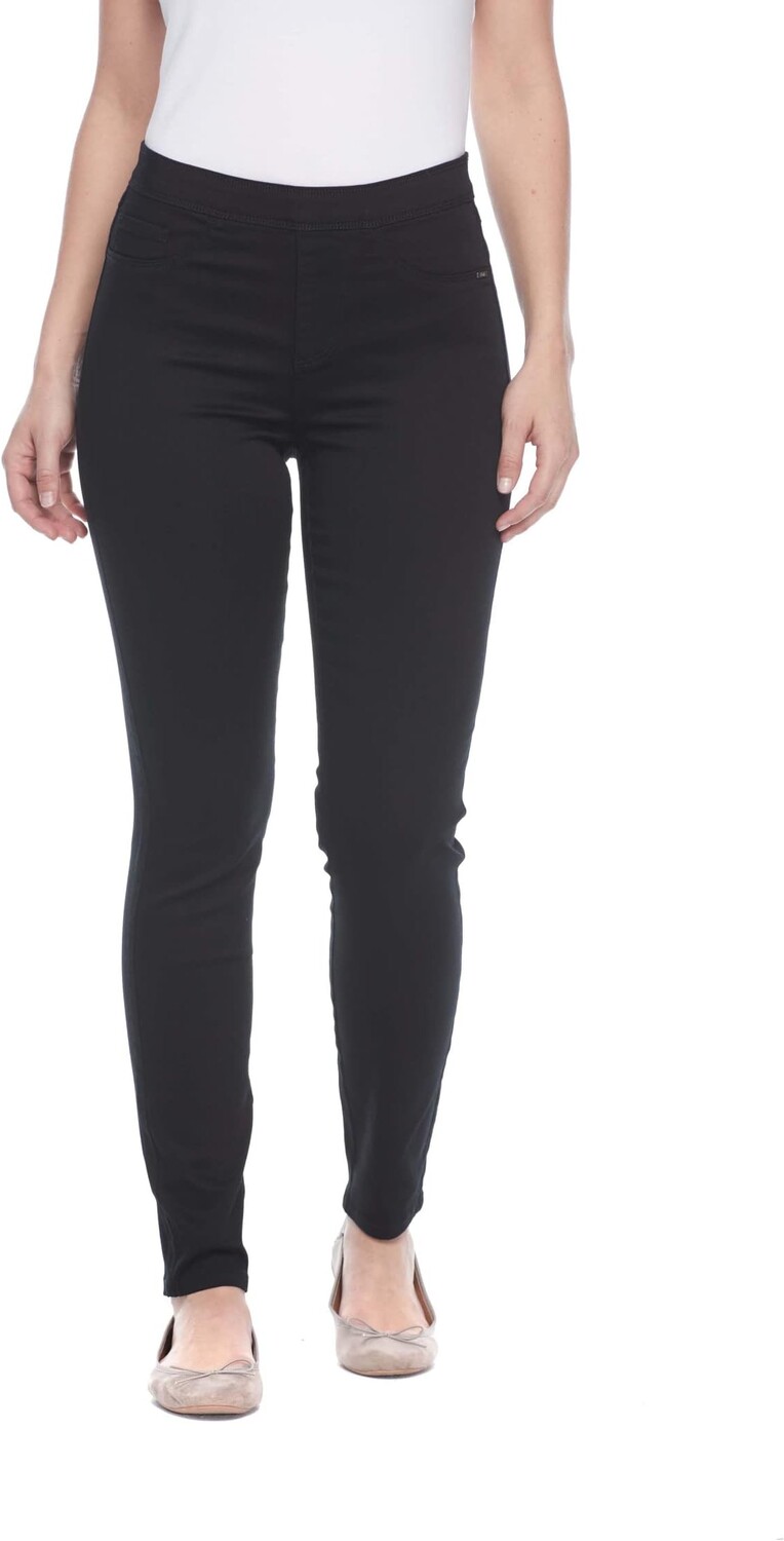 

Джинсы Pull-On Slim Leg in Ebony French Dressing Jeans, цвет Ebony