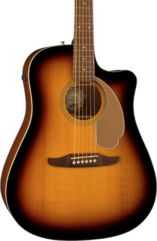 Акустическая гитара Fender Redondo Player Dreadnought Acoustic-Electric Guitar, Sunburst