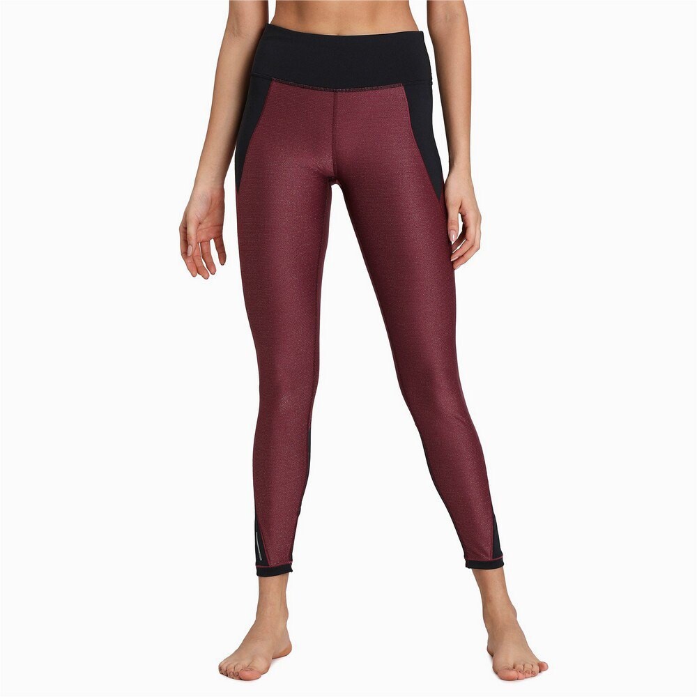 

Тайтсы Puma Yoga Studio Metallic High Rise 7/8, красный