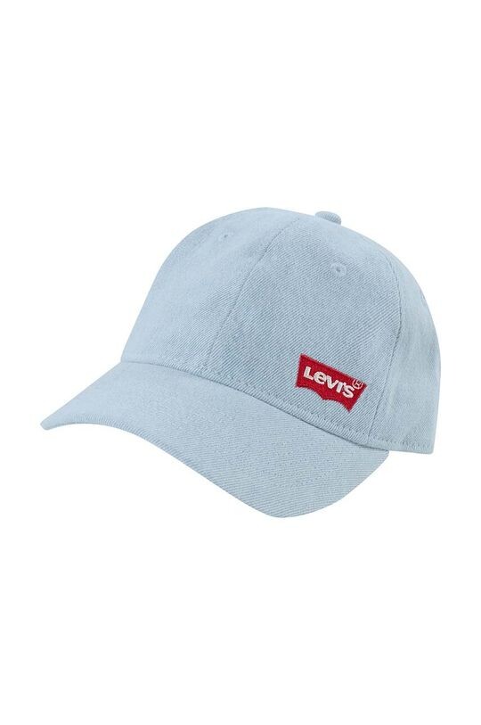 

Levi's Детская хлопковая бейсболка LAN RICHMOND BATWING CURVE BRI, синий