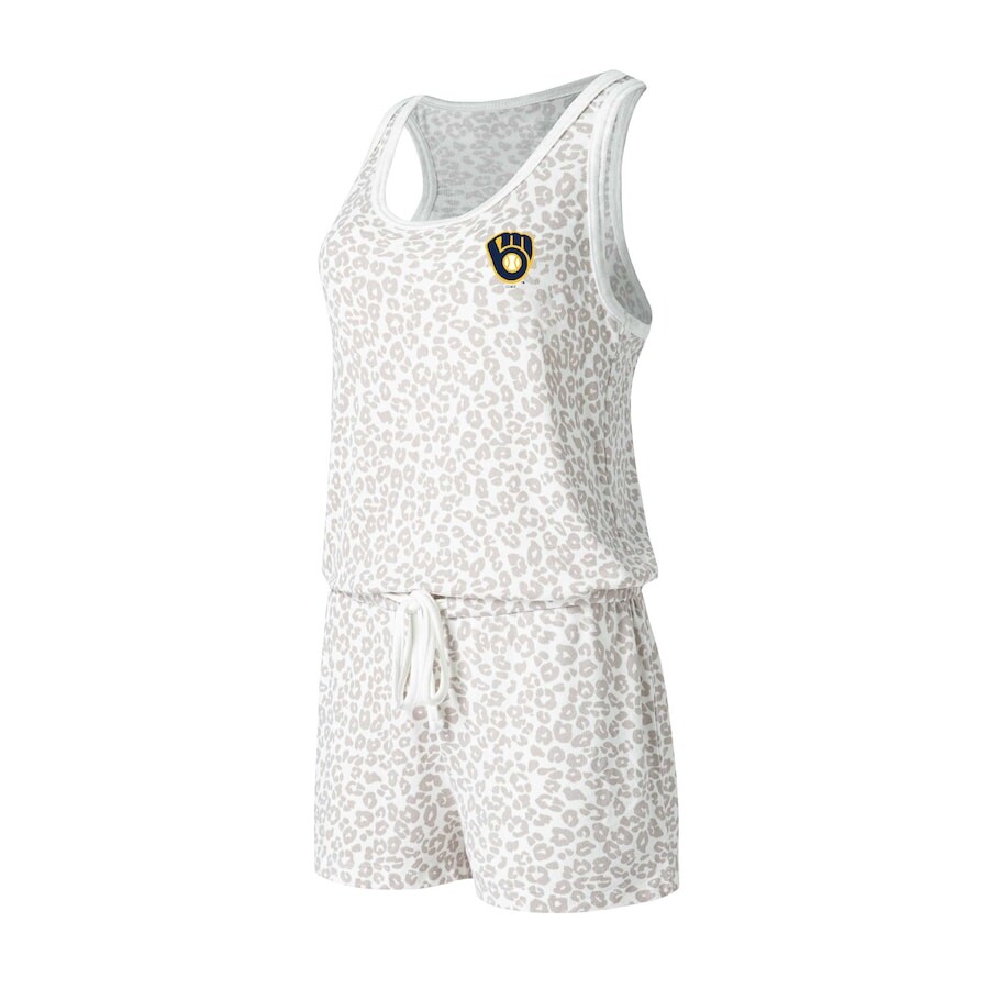 

Комбинезон Concepts Sport Milwaukee Brewers, кремовый