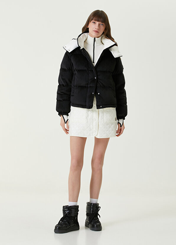 

Кремовая мини-юбка с поясом Moncler