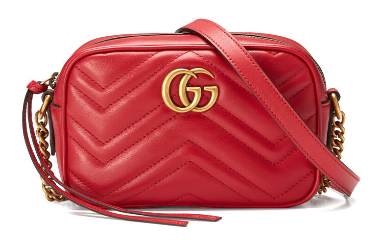 

Сумка GUCCI Marmont на одно плечо, красный