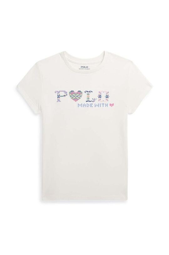 

Хлопковая футболка для детей Polo Ralph Lauren, бежевый