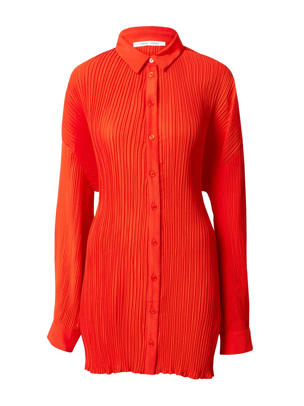 Рубашка-платье Samsøe Samsøe, темно-оранжевый худи samsøe samsøe norsbro оранжевый
