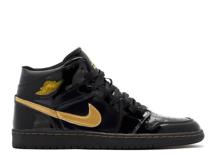 

Кроссовки AIR JORDAN 1 RETRO PL 'METALLIC GOLD' 2003, черный