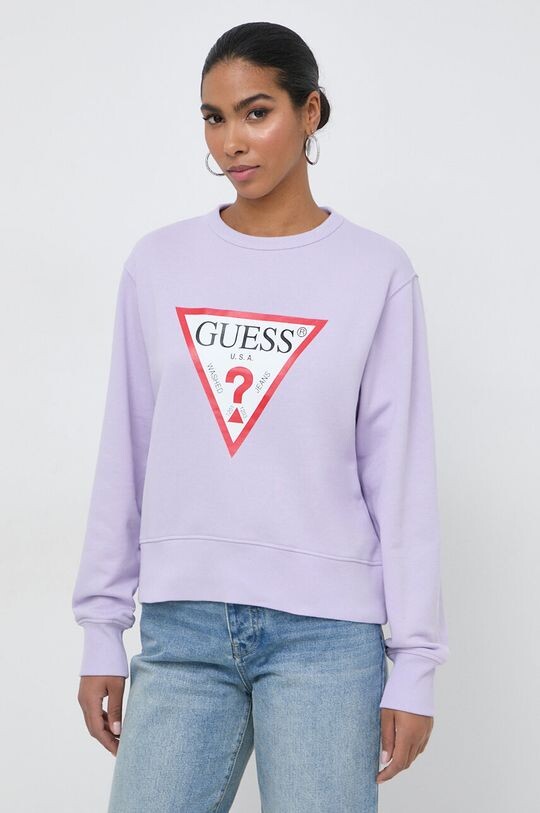 

Толстовка Guess, фиолетовый