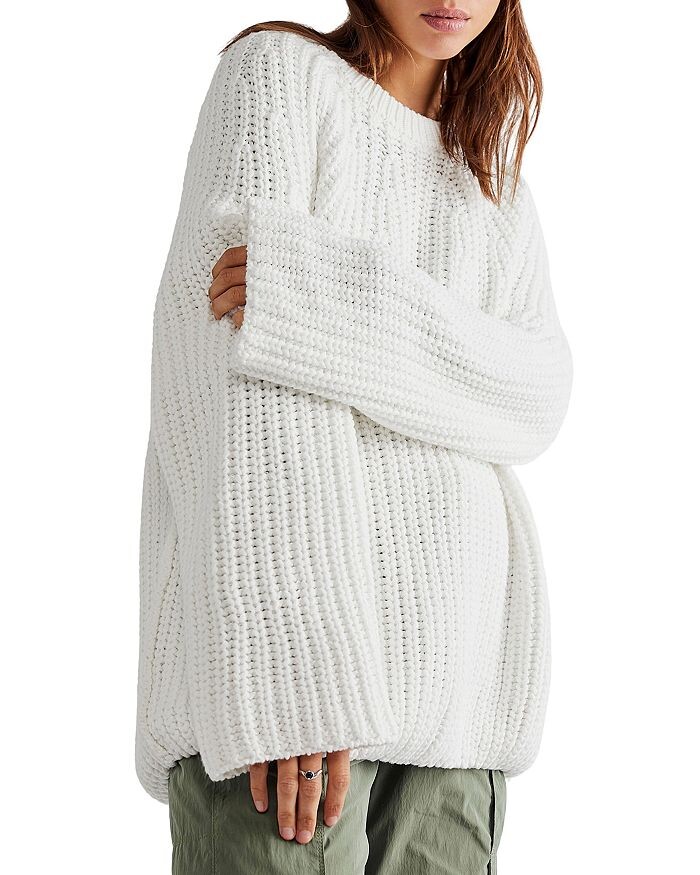 

Хлопковый свитер «Отвези меня домой» Free People, Серый