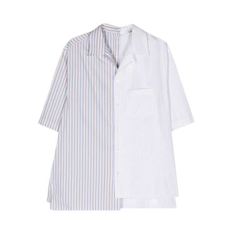 

Рубашка Lanvin Short-Sleeve Asymmetric 'Cumin', белый