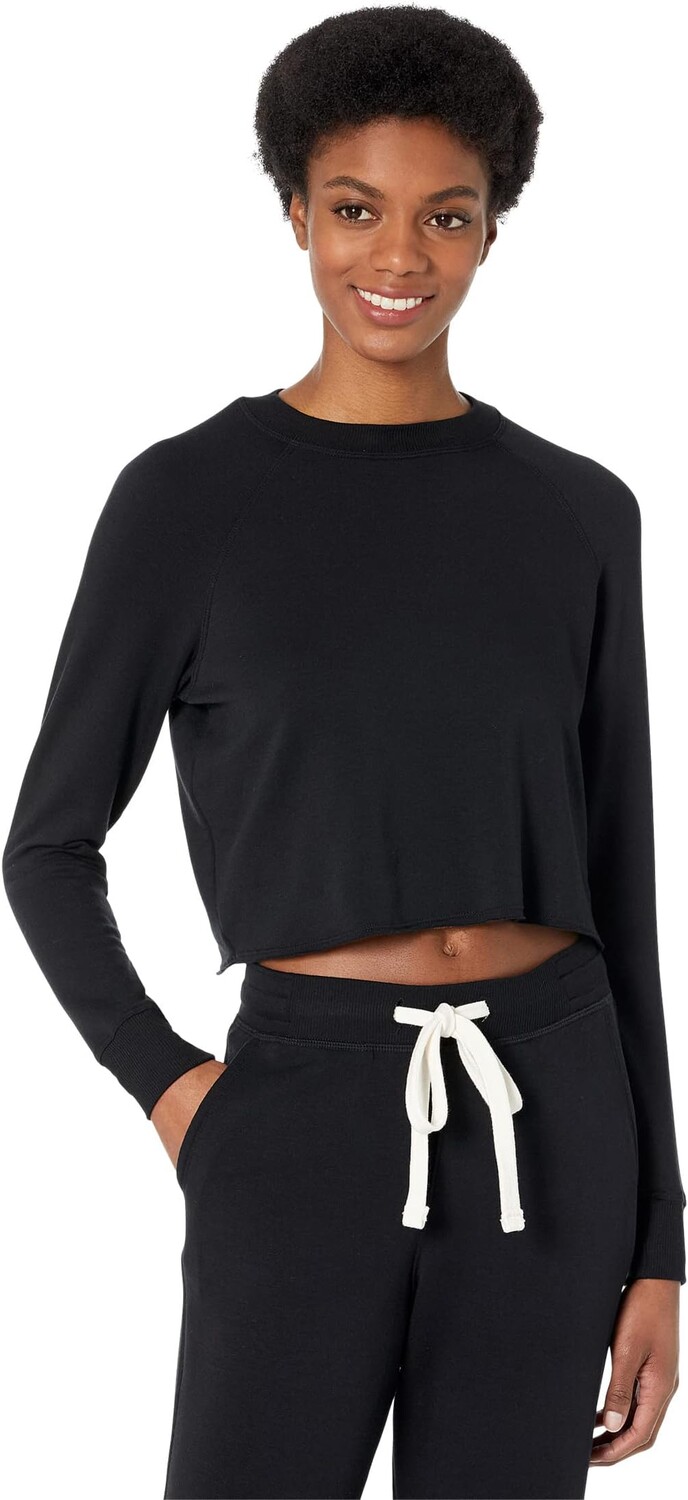 

Толстовка Warm-Up Crop Fleece Sweatshirt Splits59, черный