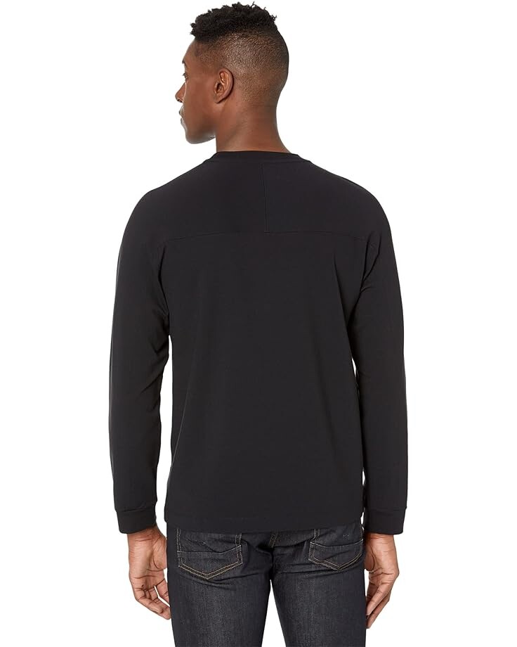 

Футболка с длинным рукавом Theory Ryder Long Sleeve Tee, черный