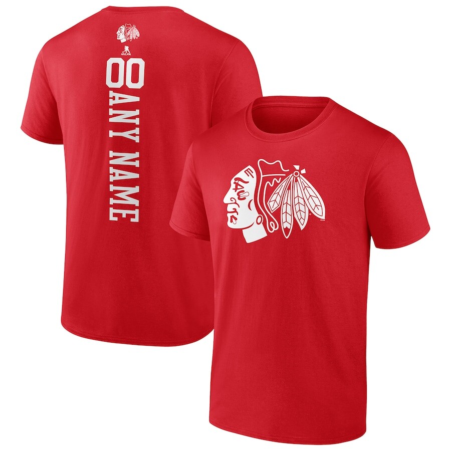 

Футболка с коротким рукавом Fanatics Branded Chicago Blackhawks, красный