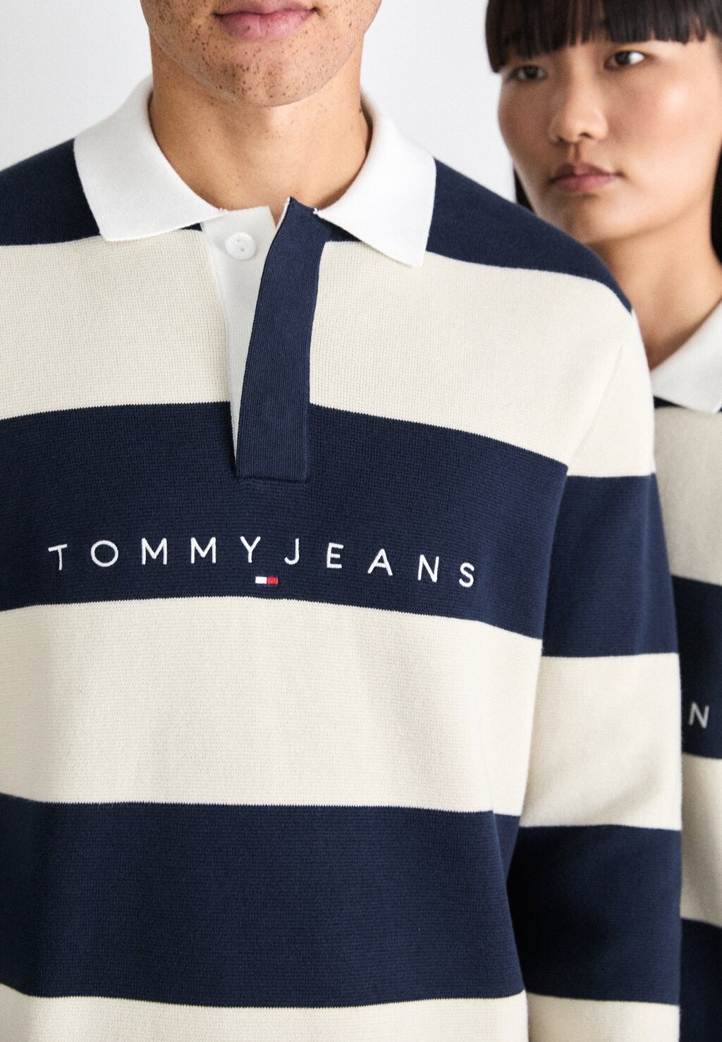 

Джемпер STRIPED LINEAR RUGBY UNISEX Tommy Jeans, темно-синий