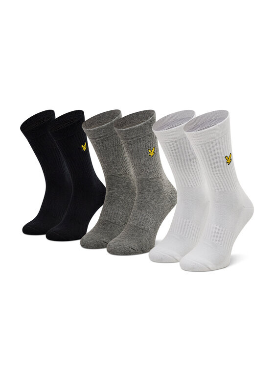 

Комплект из 3 высоких мужских носков Lyle & Scott, мультиколор