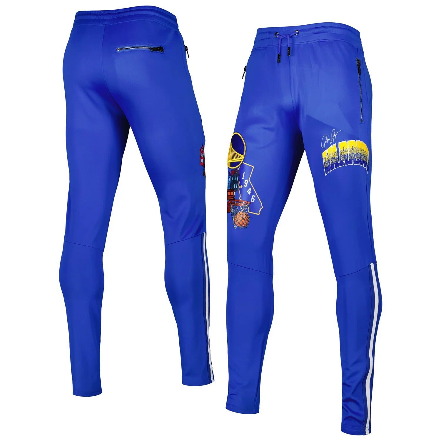 

Мужские спортивные брюки Pro Standard Royal Golden State Warriors Hometown
