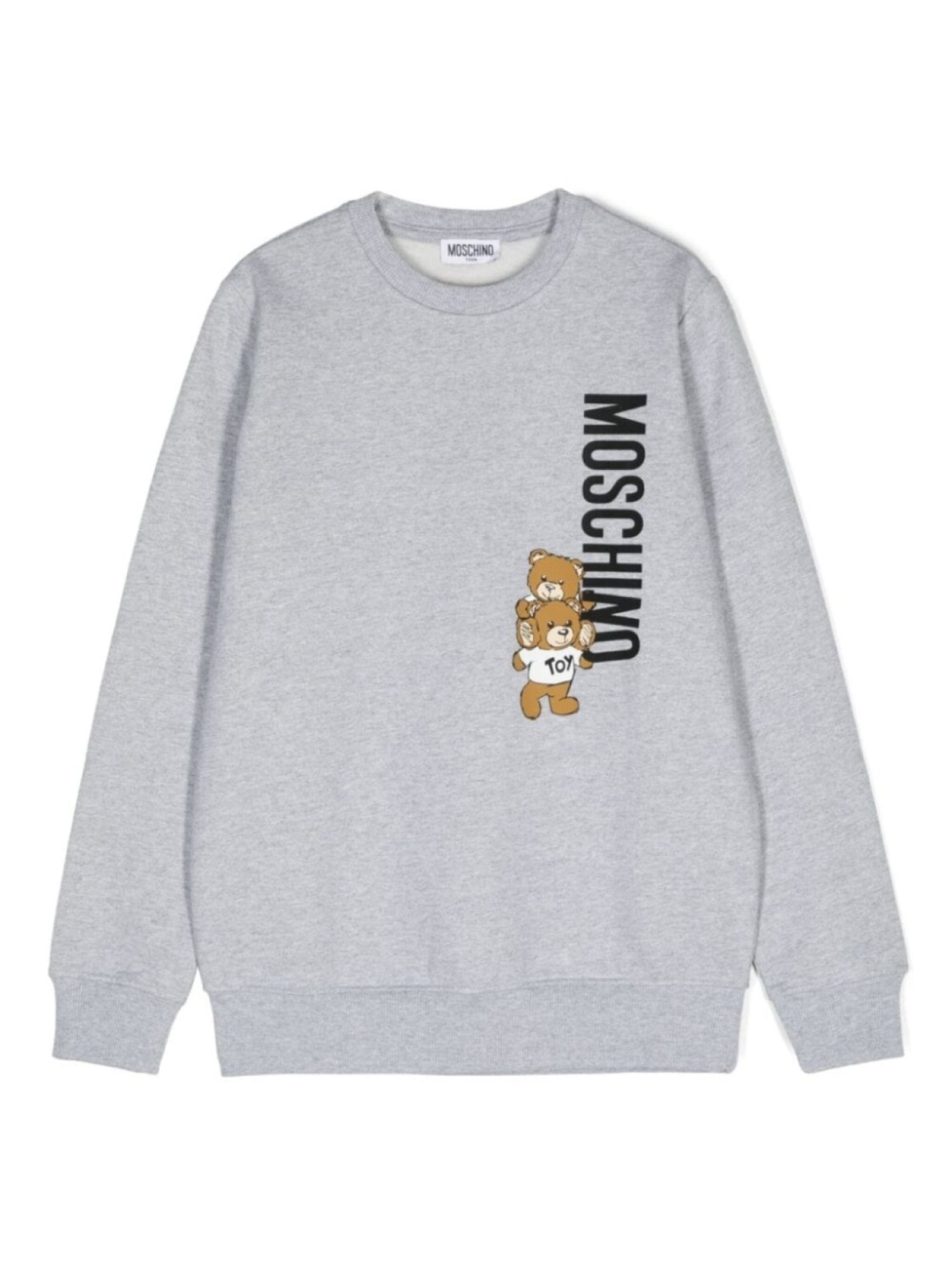 

Moschino Kids толстовка с декором Teddy Bear, серый