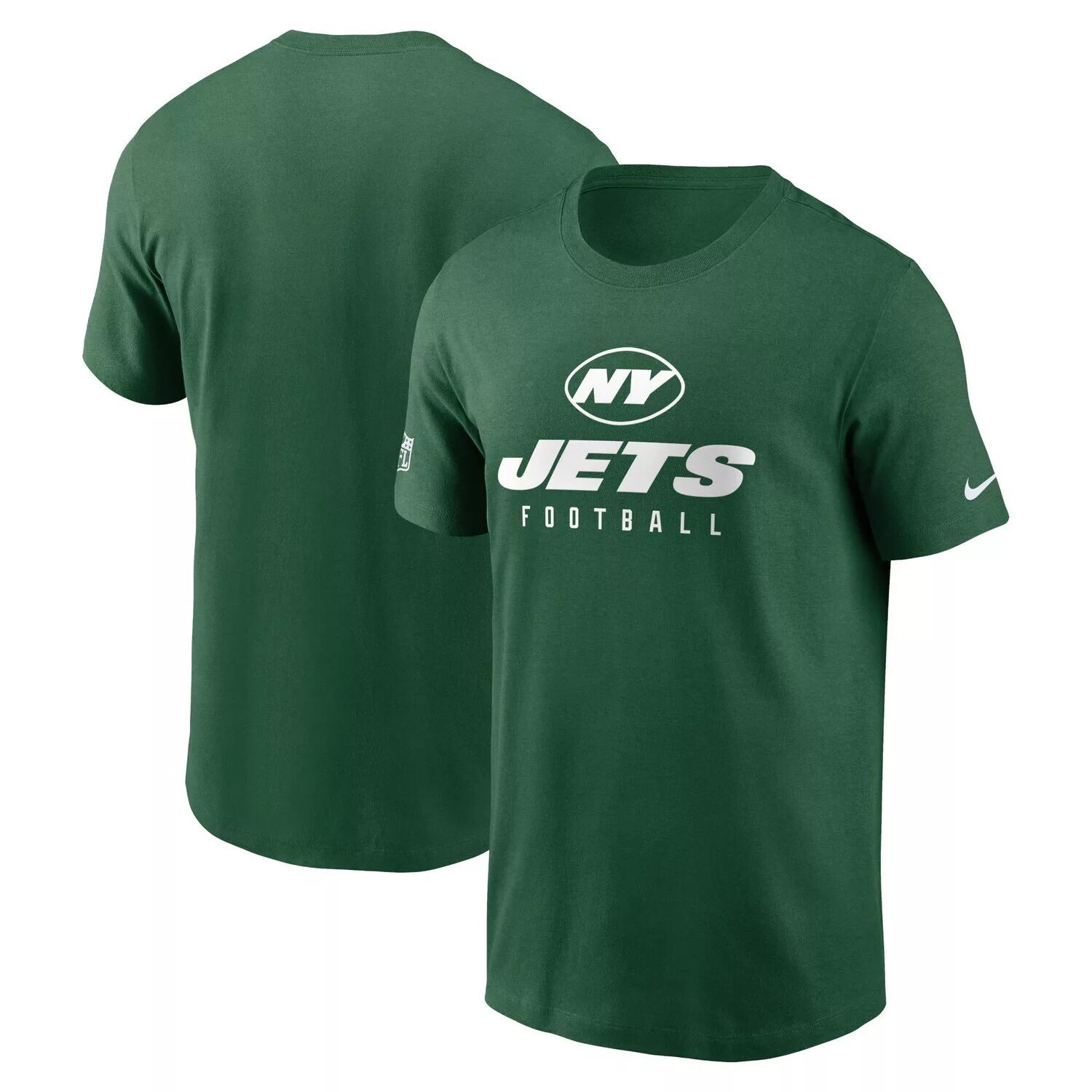 

Мужская зеленая футболка New York Jets Sideline Performance Nike, Зеленый