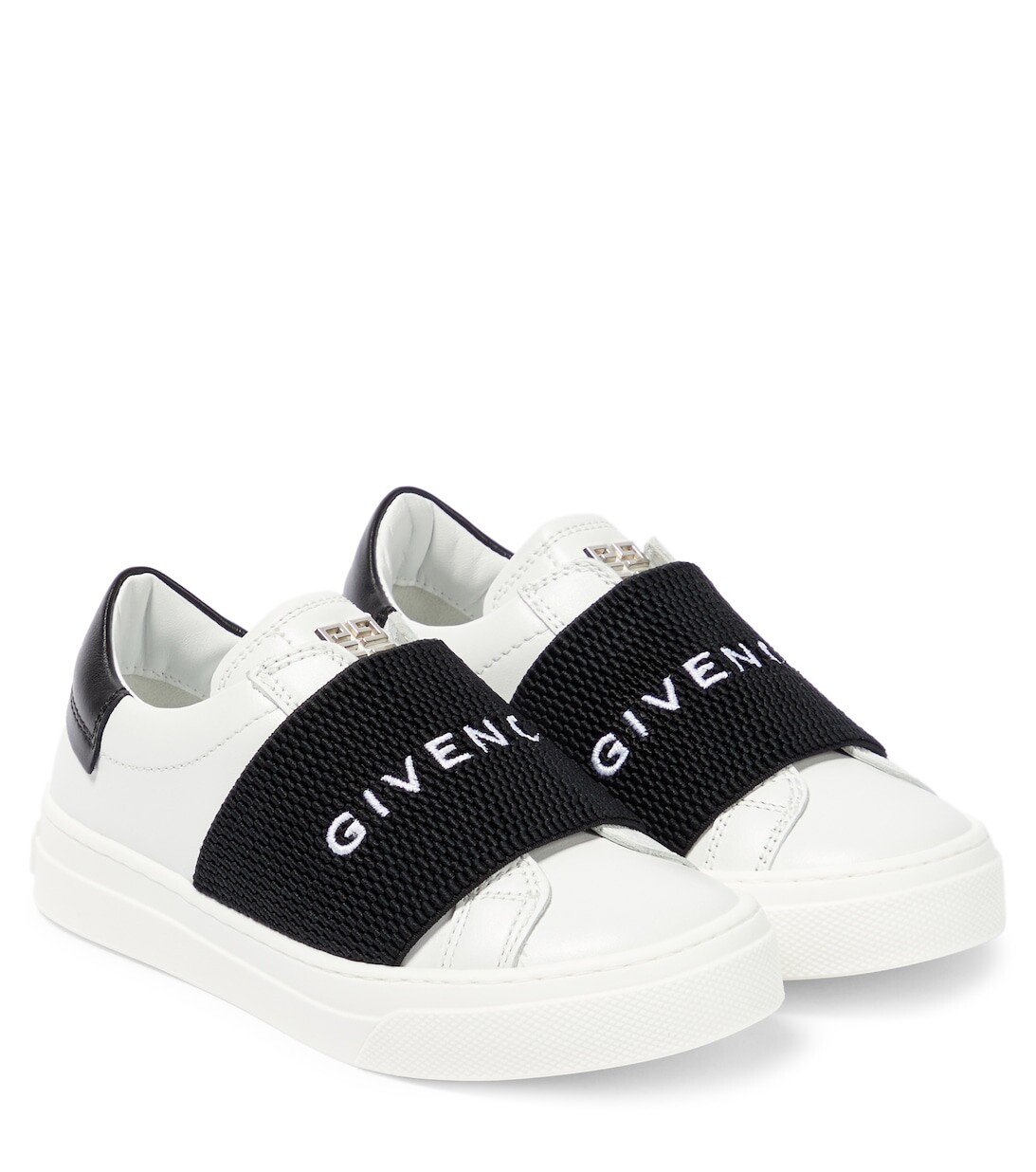 

Кожаные кроссовки с логотипом Givenchy Kids, белый
