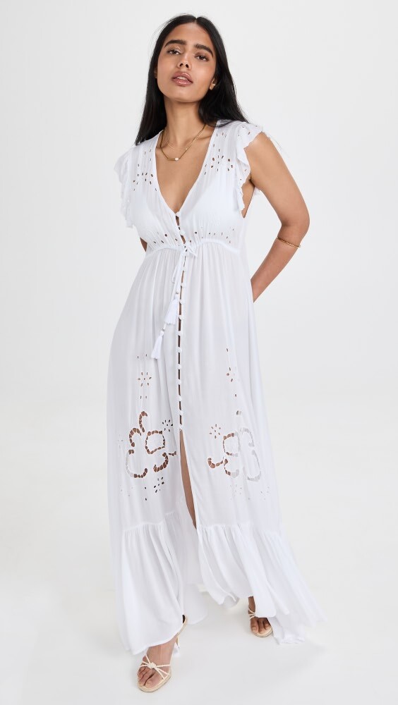 

Платье TIARE HAWAII Krawang Kimono, белый