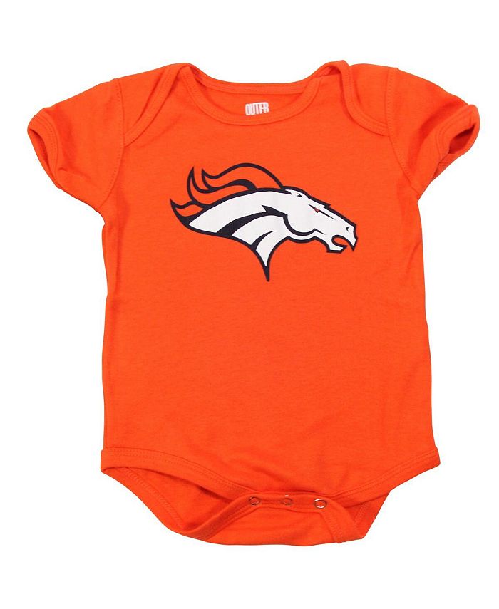 Оранжевое боди Denver Broncos Team Logo для новорожденных Outerstuff, оранжевый