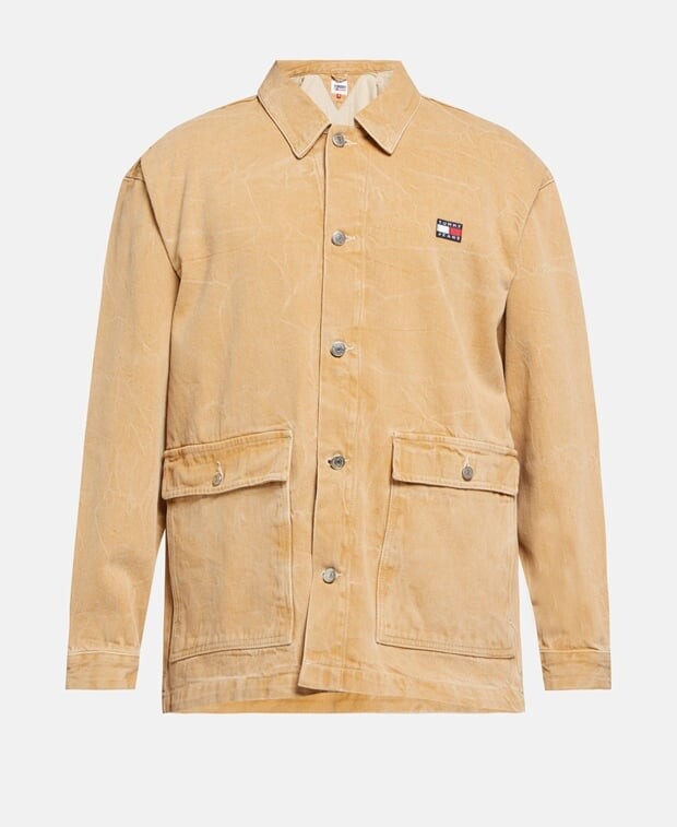 

Джинсовая куртка Tommy Jeans, бежевый