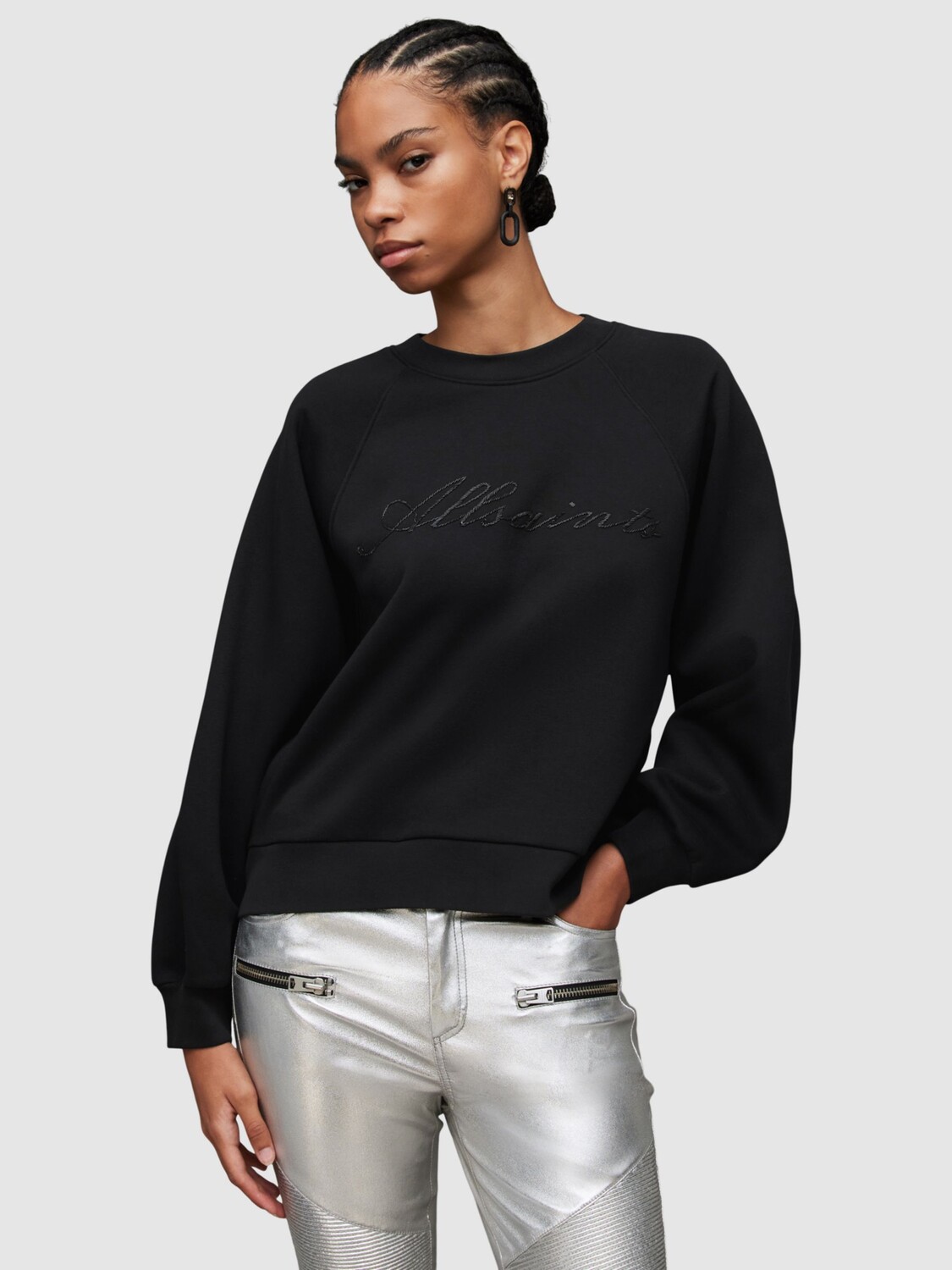 

Джемпер с логотипом Cygnet Bullion AllSaints, черный