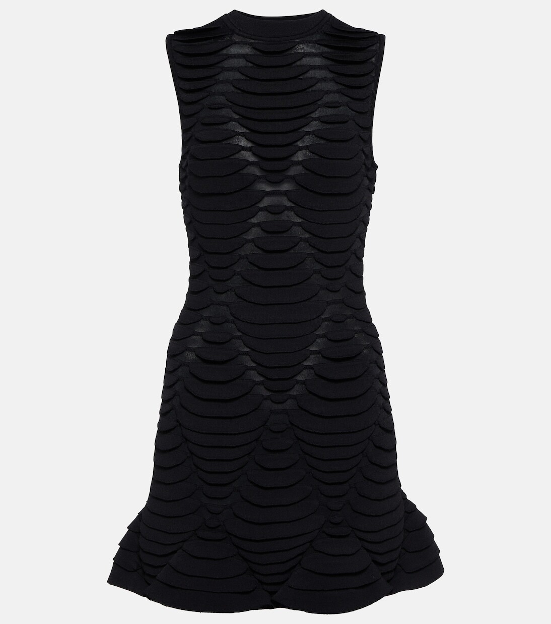 

Мини-платье без рукавов Alaïa, черный