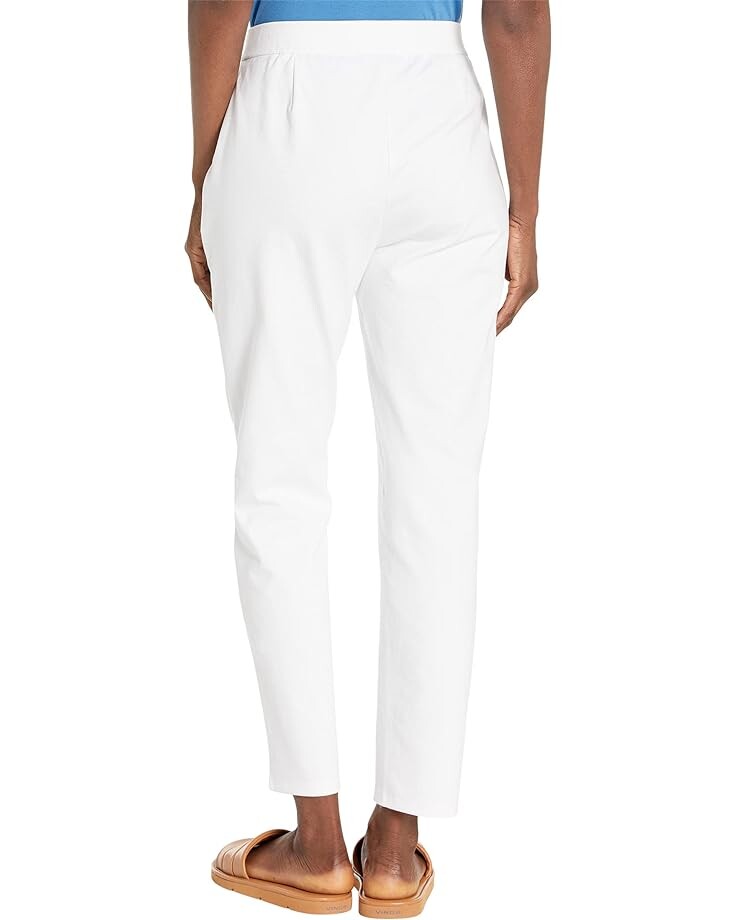 

Брюки Eileen Fisher High-Waisted Ankle Pants, белый