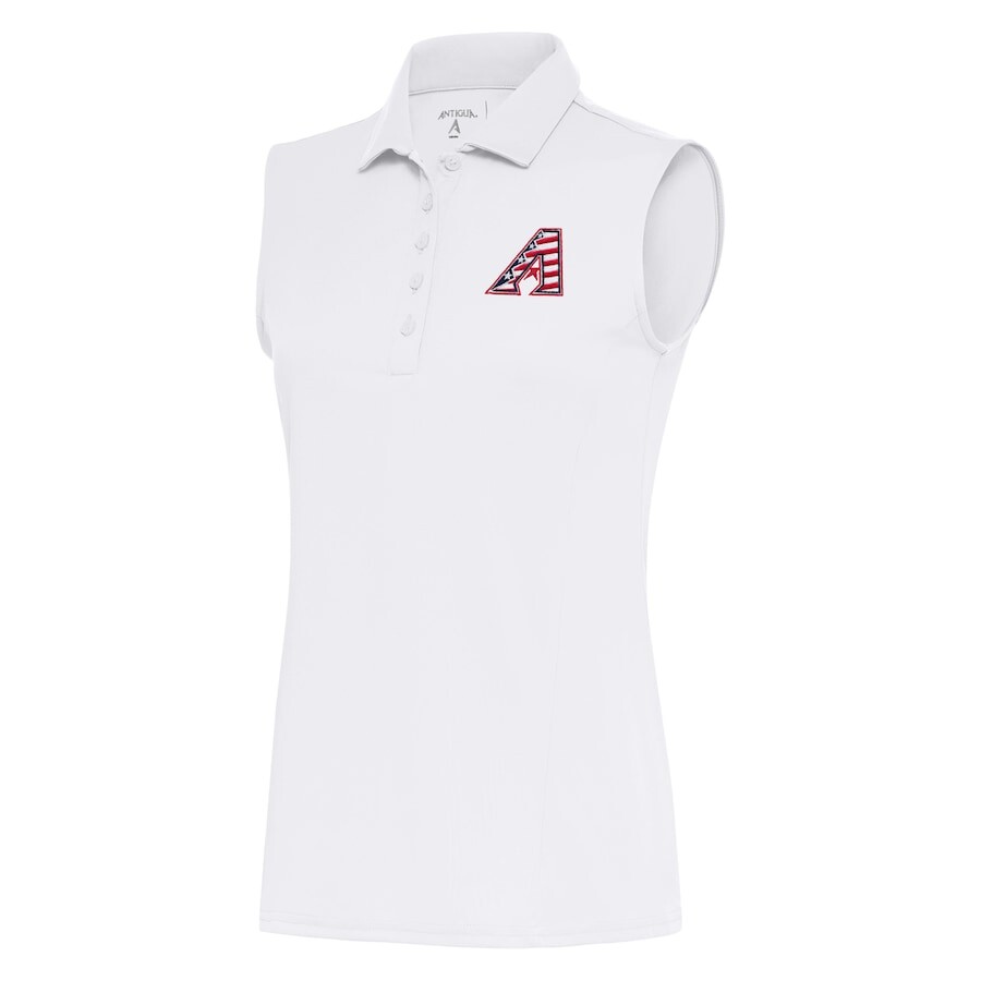 

Поло без рукавов Antigua Arizona Diamondbacks, белый