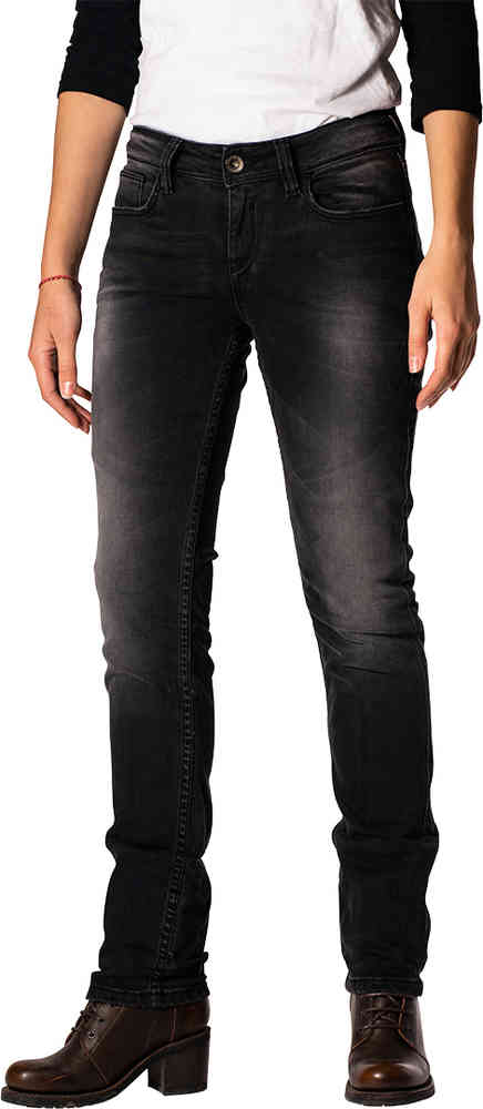 Черные женские мотоциклетные джинсы Donna Rokker