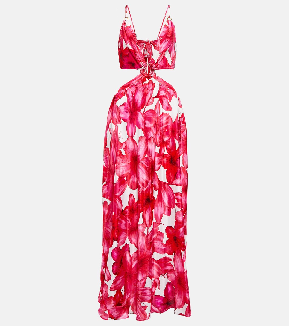 цена Платье макси Colette с цветочным вырезом ALEXANDRA MIRO, разноцветный