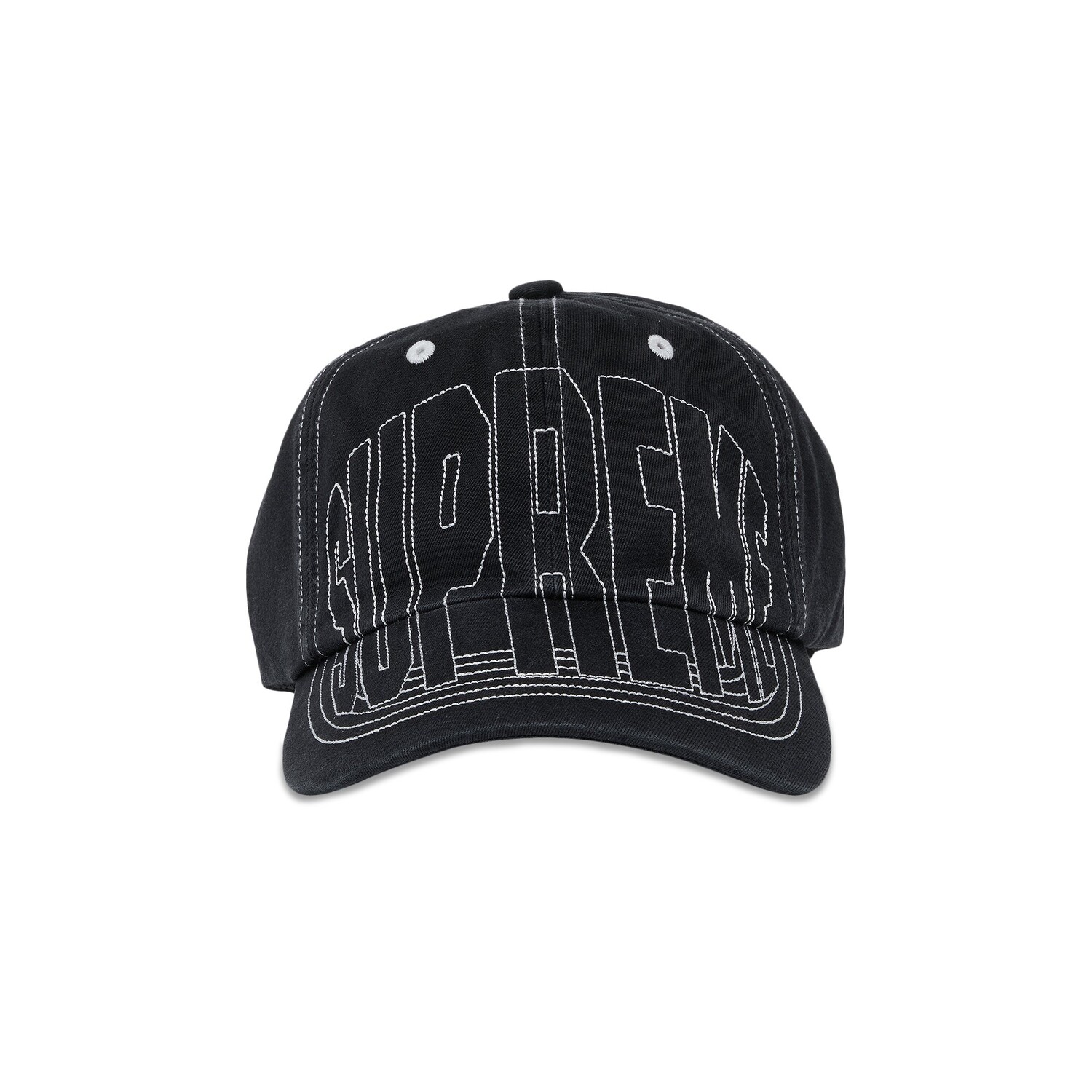 

Supreme Visor Stitch, 6 панелей, черный