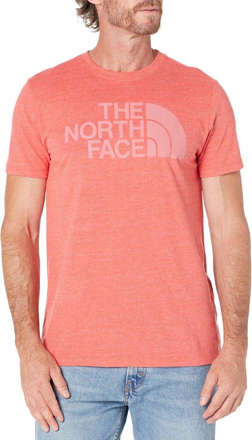 

Футболка Tri-Blend с коротким рукавом и полукуполом The North Face, цвет Clay Red Heather