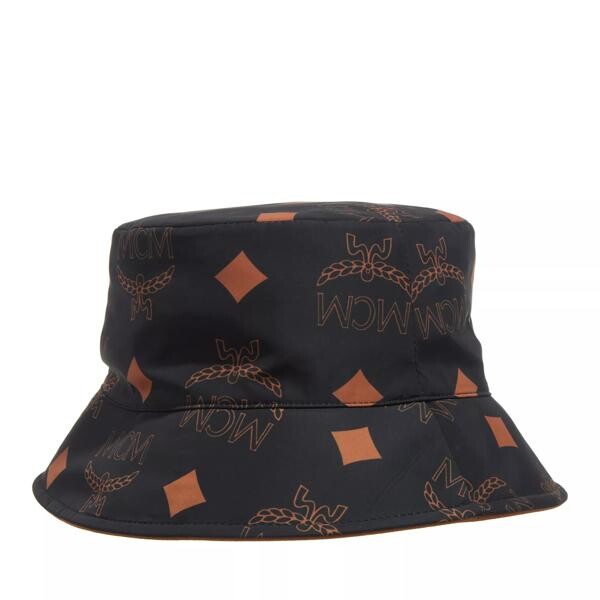 

Бейсболка mcm col rvsb maxi mn bucket hat black + Mcm, черный