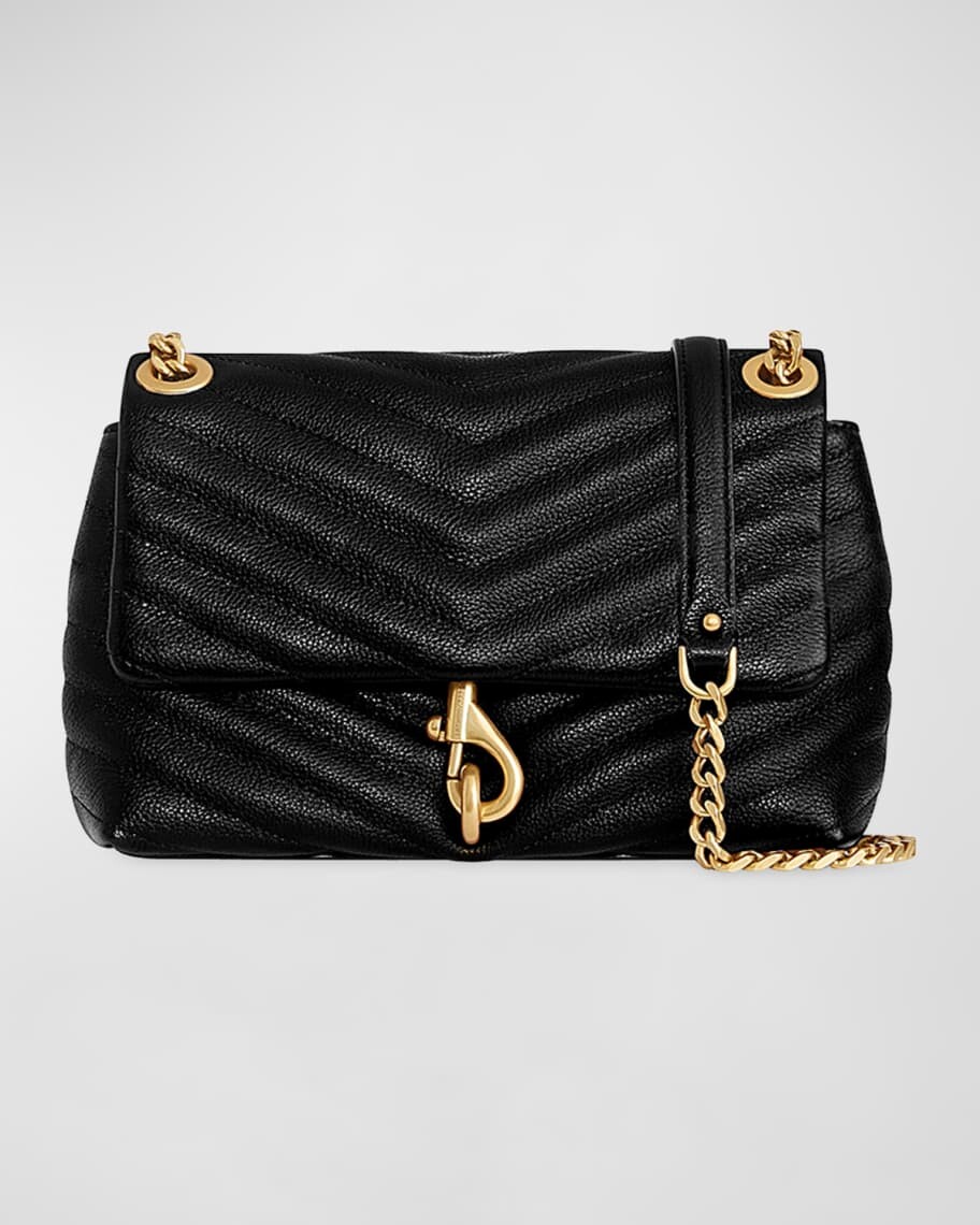

Стеганая кожаная сумка через плечо Edie Rebecca Minkoff