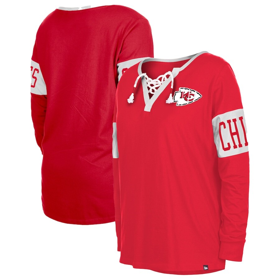 

Футболка с длинным рукавом New Era Kansas City Chiefs, красный