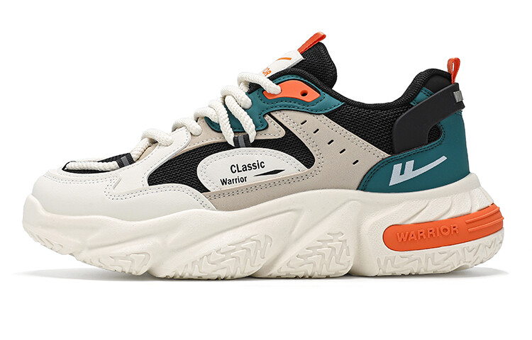 

Кроссовки WARRIOR Chunky Sneakers Unisex, бежевый/черный/оранжевый