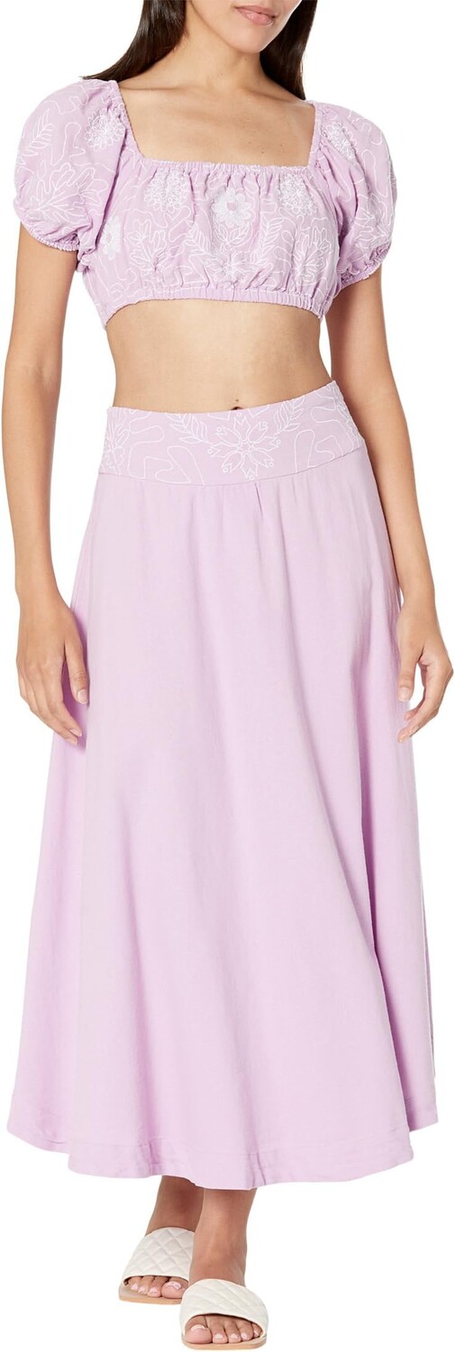 

Комплектное платье «Лотос» Free People, цвет Orchid/White Combo