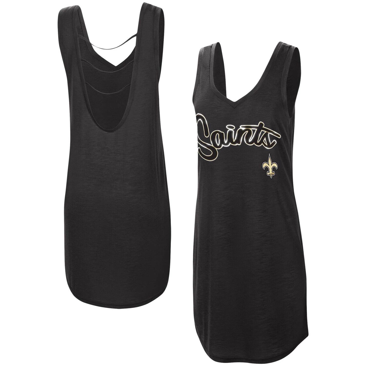

Женский черный купальник G-III 4Her от Carl Banks New Orleans Saints в межсезонье G-III