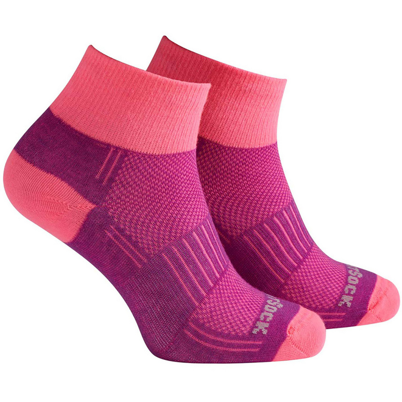 

Носки Coolmesh II Quarter Wrightsock, розовый