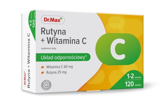 Dr.Max Pharma, БАД Рутин + Витамин С, 120 таблеток.