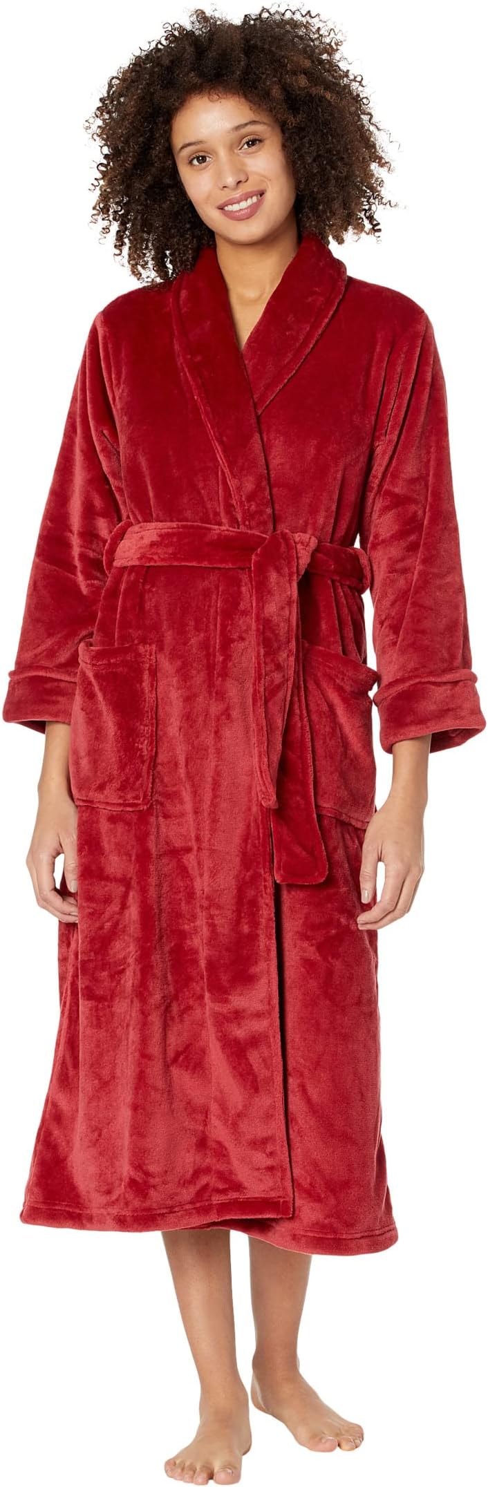 

Халат Cashmere Fleece Robe N by Natori, цвет Red Garnet