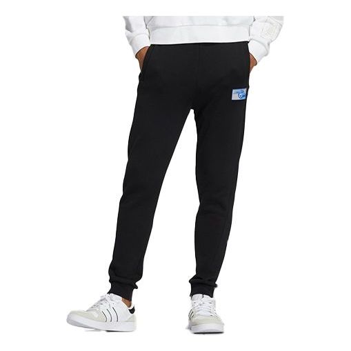 Брюки Men's adidas neo Solid Color Sports Casual Joggers/Pants/Trousers Black, мультиколор