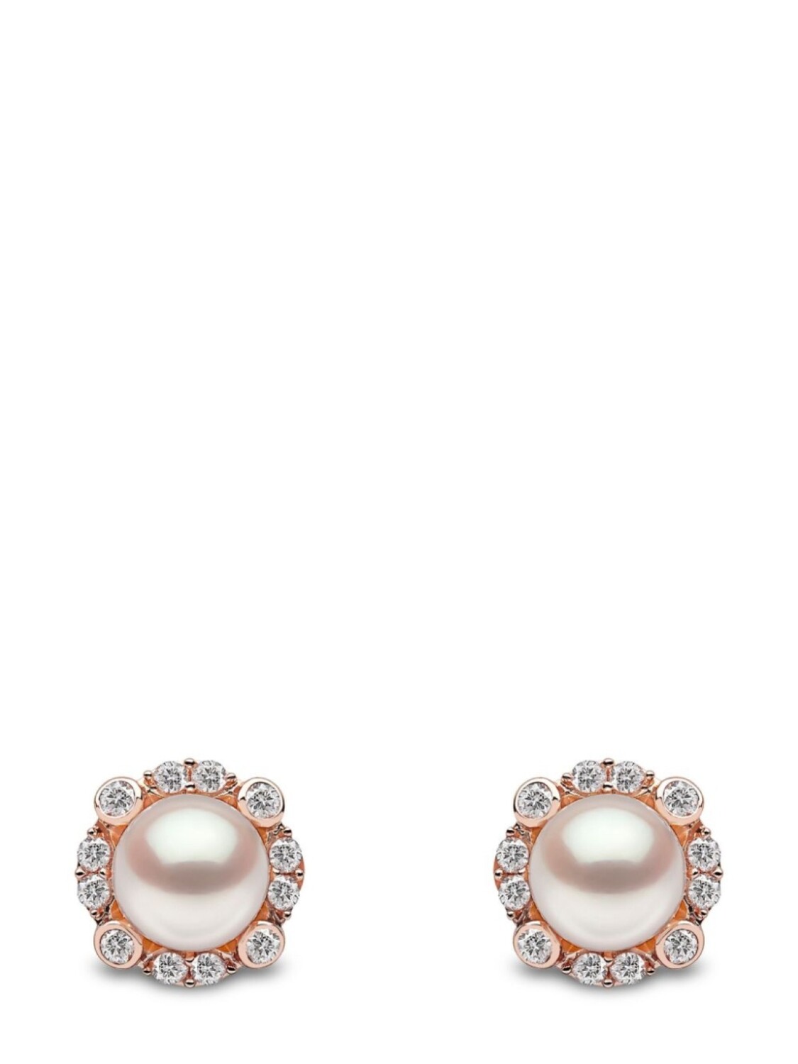 

Серьги Trend из розового золота с жемчугом и бриллиантами Yoko London