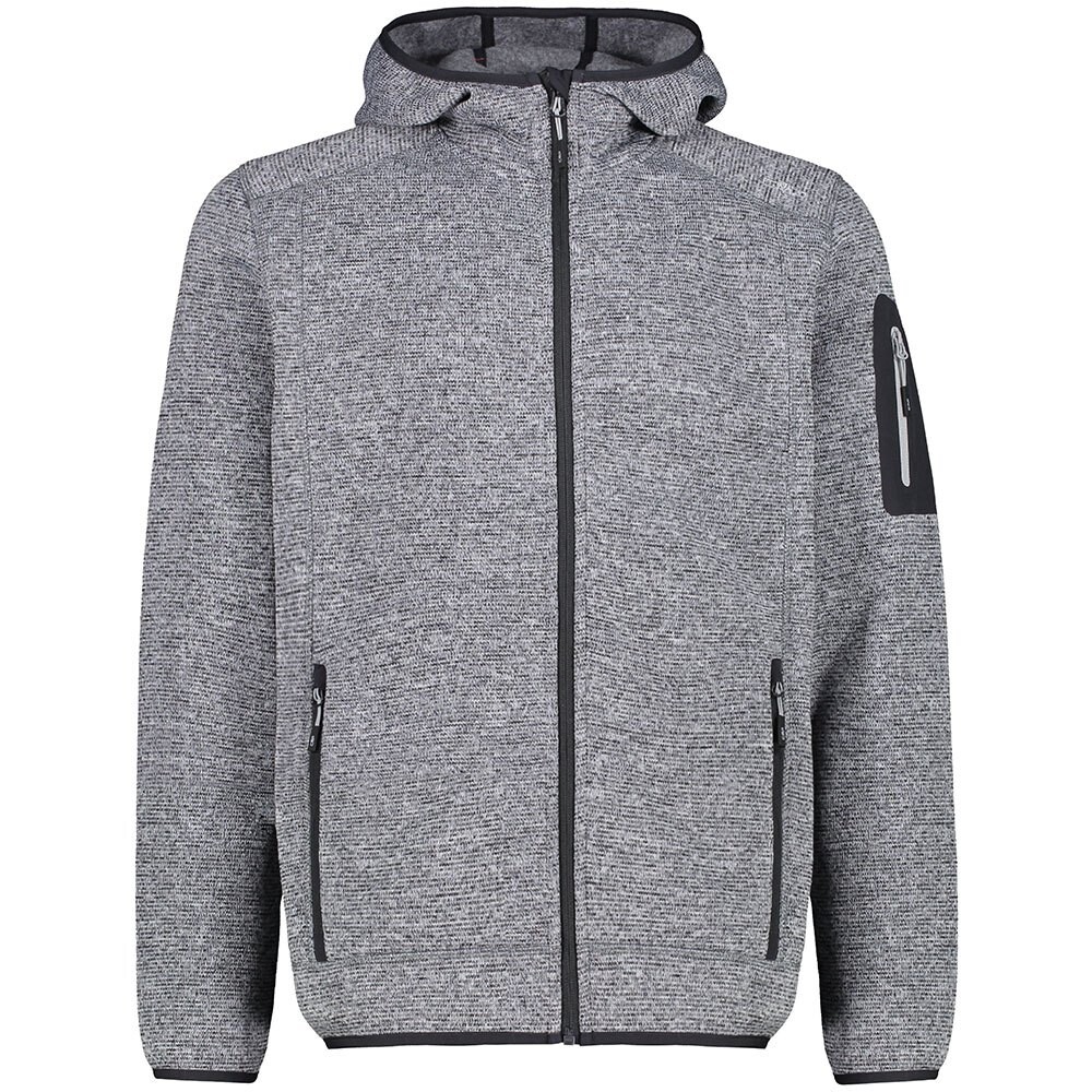 

Толстовка CMP Jacket 3H60847N Hooded, серый