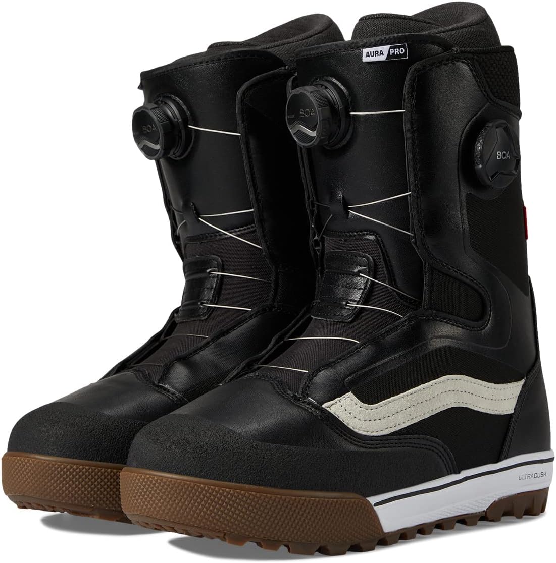 цена Ботинки Aura Pro Snowboard Boots Vans, цвет Black/White 1