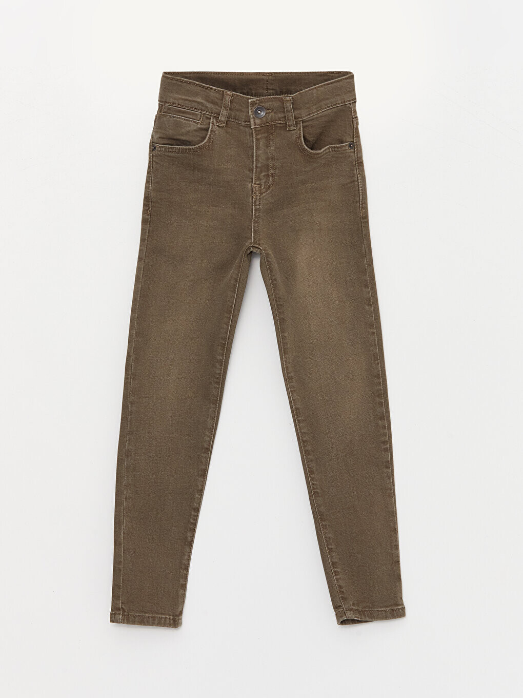 

Габардиновые брюки Super Skinny Fit для мальчиков LCW Kids, верблюжья шерсть