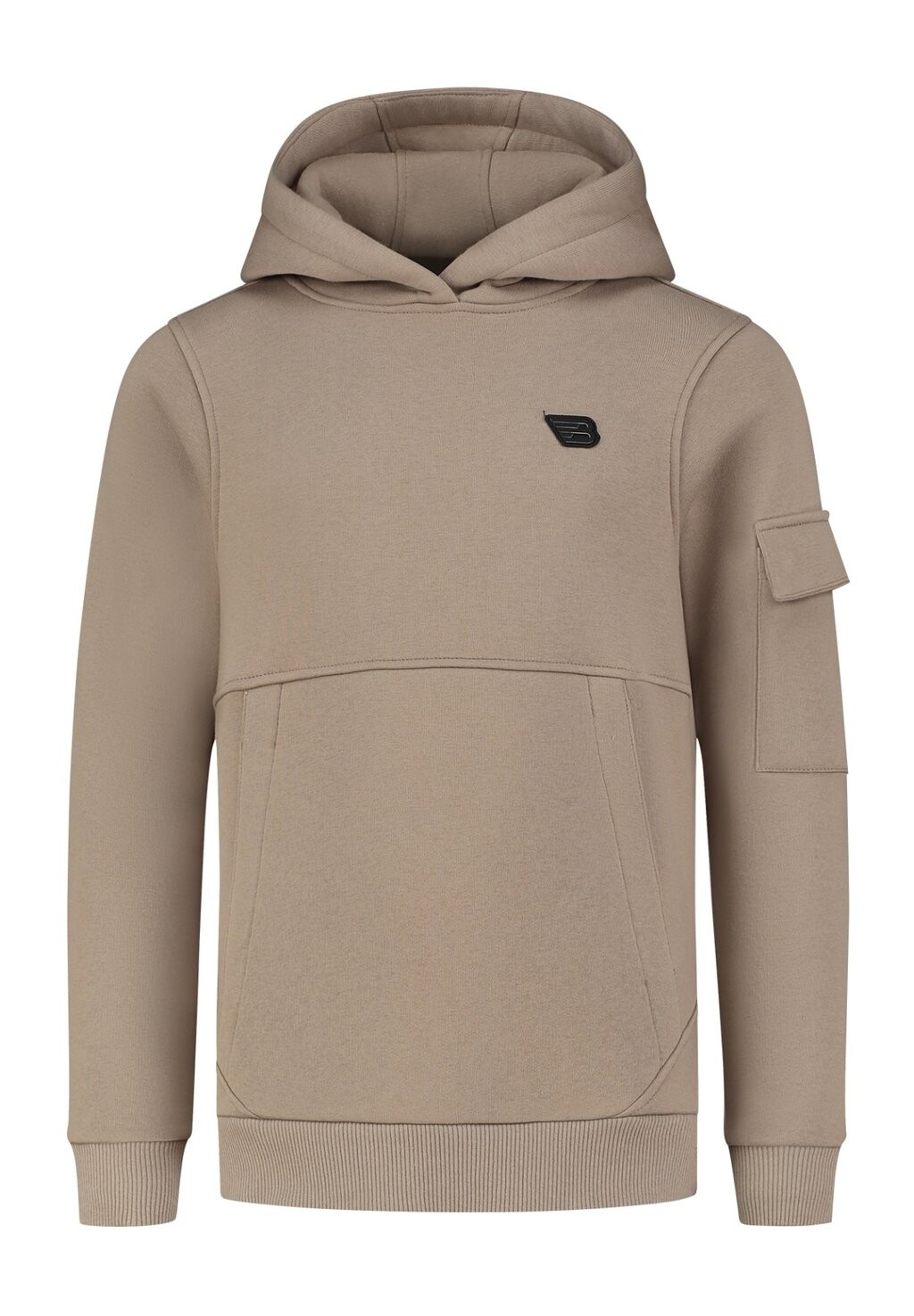 

Толстовка с капюшоном SLIM FIT Ballin, серо-коричневый