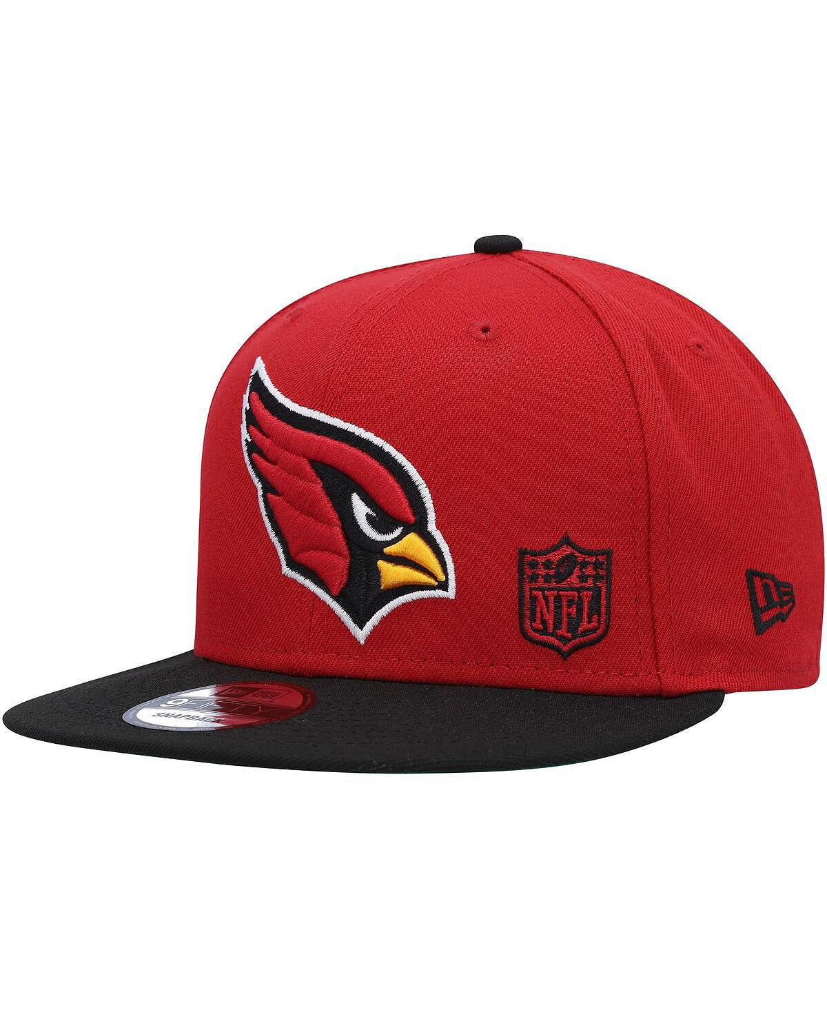 Мужская кепка Cardinal, черная Arizona Cardinals Flawless 9FIFTY Snapback New Era zone 51 cardinal black