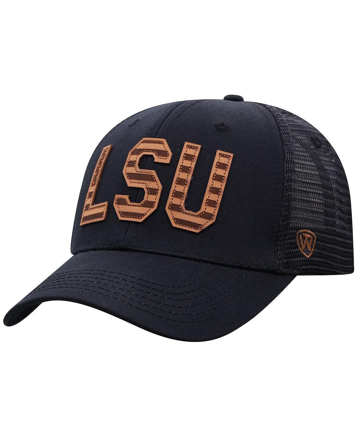 

Мужская черная кепка LSU Tigers Cannon Trucker Snapback Top of the World